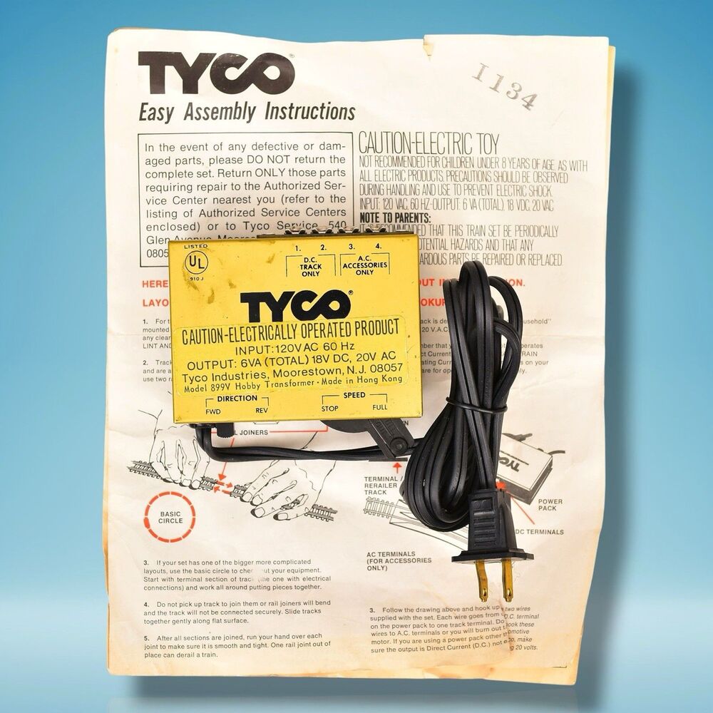 tyco model 899v rectifier ho scale vintage train analog